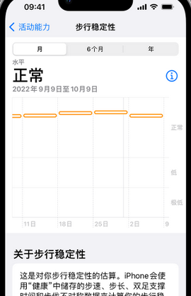 朝天iPhone手机维修如何在iPhone开启'步行稳定性通知'