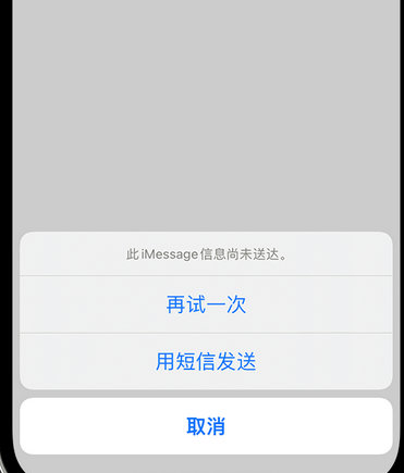 朝天apple维修iPhone上无法正常发送iMessage信息